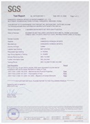 SGS Certificate